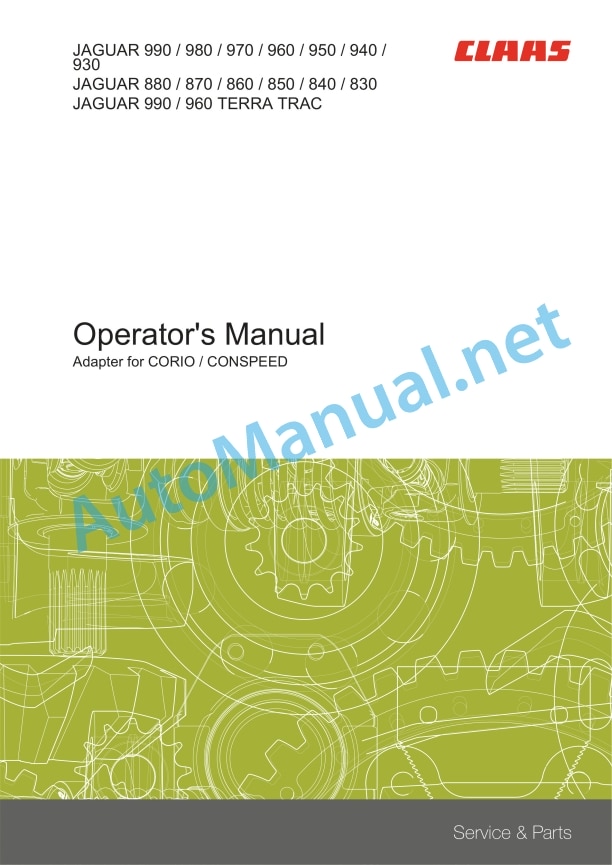 Claas Conspeed 4 5-70 75 C Linear (H00) Combines Operator Manual EN 7 Claas Conspeed 4 5-70 75 C Linear (H00) Combines Operator Manual EN - Image 7