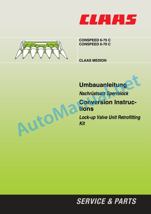 Claas Conspeed 6 Medion (909) Combines Assembly Instruction EN 6 Claas Conspeed 6 Medion (909) Combines Assembly Instruction EN - Image 6