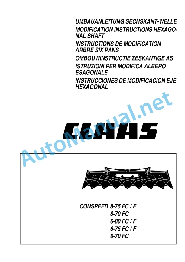 Claas Conspeed 670C 675C Lexion (919) Combines Assembly Instruction EN 8 Claas Conspeed 670C 675C Lexion (919) Combines Assembly Instruction EN - Image 8