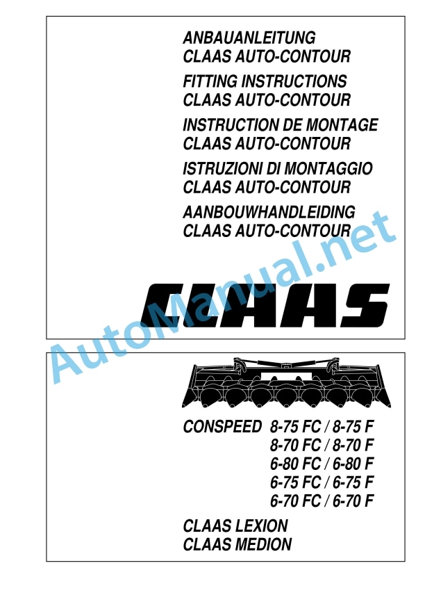 Claas Conspeed 8 Lexion (907) Combines Assembly Instruction EN 14 Claas Conspeed 8 Lexion (907) Combines Assembly Instruction EN - Image 14