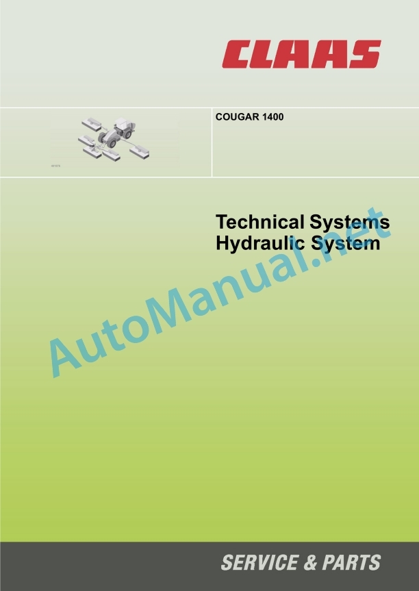 Alternative view of Claas Cougar (789) Mower Technical System EN