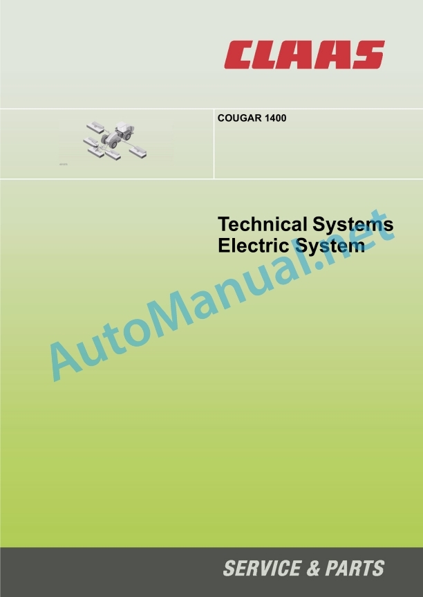Claas Cougar (789) Mower Technical System EN 3 Claas Cougar (789) Mower Technical System EN - Image 3
