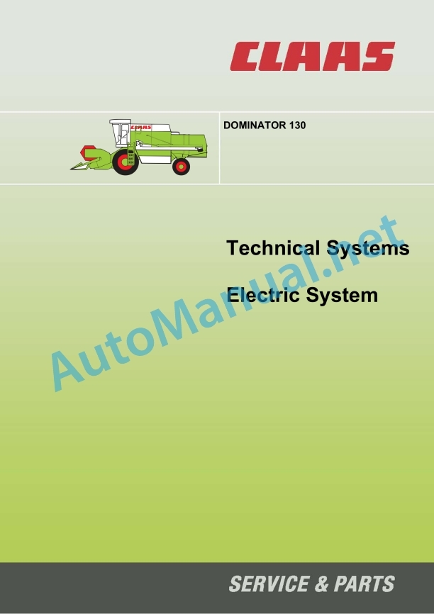 Claas Dominator 130 68 S (156) Combines Technical System EN 3 Claas Dominator 130 68 S (156) Combines Technical System EN - Image 3