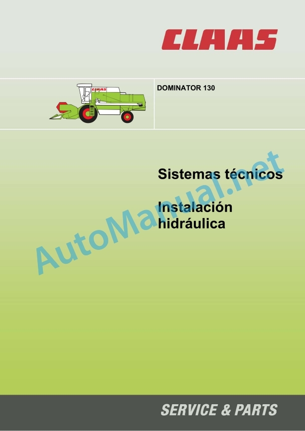 Claas Dominator 130 68 S (156) Combines Technical System ES 2 Claas Dominator 130 68 S (156) Combines Technical System ES - Image 2