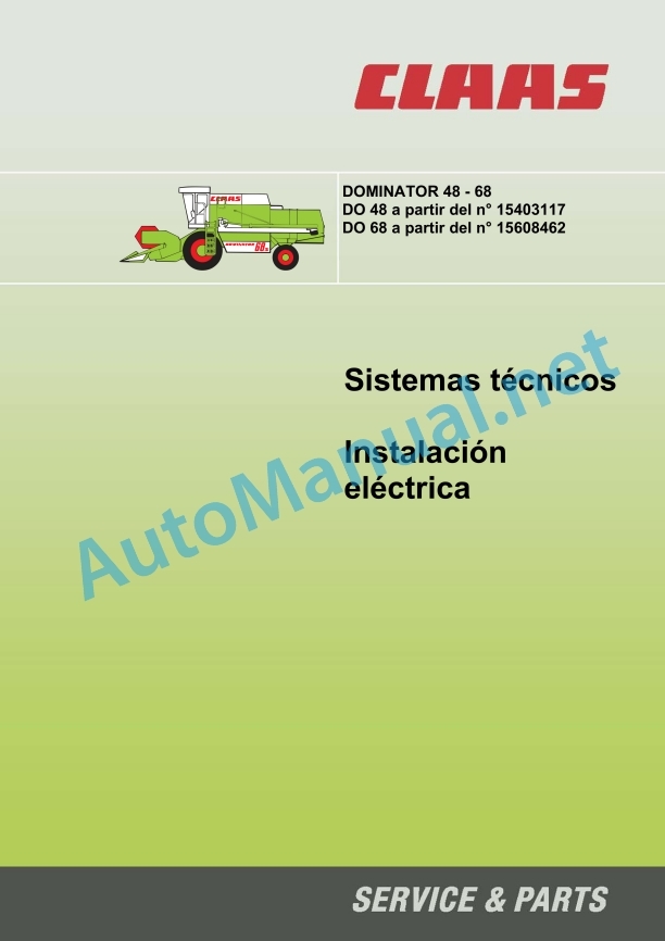 Claas Dominator 130 68 S (156) Combines Technical System ES 5 Claas Dominator 130 68 S (156) Combines Technical System ES - Image 5