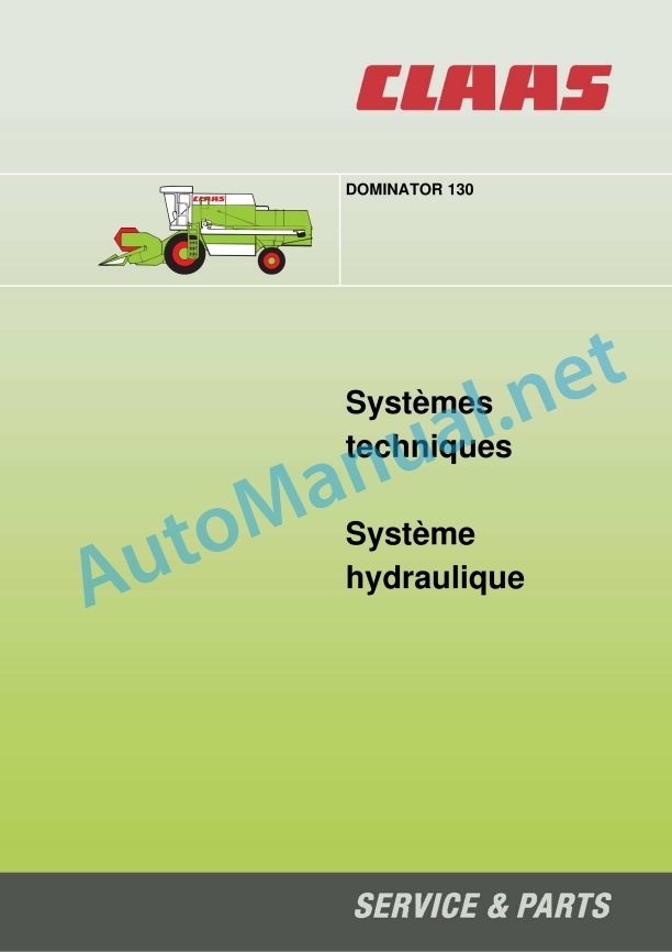 Claas Dominator 130 68 S (156) Combines Technical System FR 4 Claas Dominator 130 68 S (156) Combines Technical System FR - Image 4