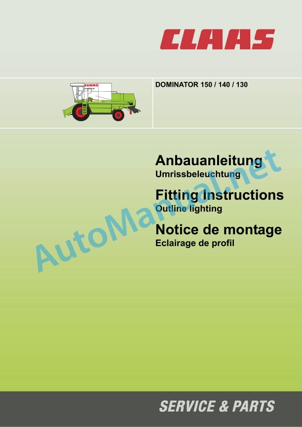 Claas Dominator 150 140 (200) Combines Assembly Instruction EN 4 Claas Dominator 150 140 (200) Combines Assembly Instruction EN - Image 4