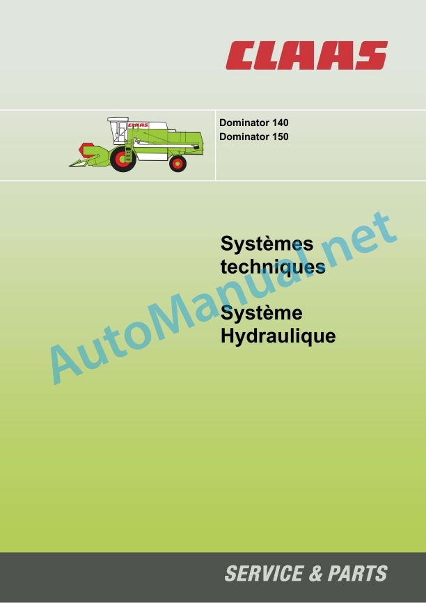 Claas Dominator 150 140 (200) Combines Technical System FR 3 Claas Dominator 150 140 (200) Combines Technical System FR - Image 3