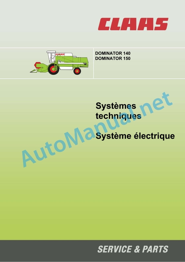 Claas Dominator 150 140 (200) Combines Technical System FR 4 Claas Dominator 150 140 (200) Combines Technical System FR - Image 4