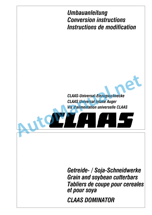 Claas Dominator 260 (562) Combines Assembly Instruction EN 7 Claas Dominator 260 (562) Combines Assembly Instruction EN - Image 7