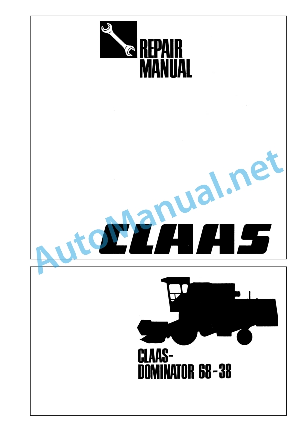 Claas Dominator 58 S 48 S (154) Combines Repair Manual EN 2 Claas Dominator 58 S 48 S (154) Combines Repair Manual EN - Image 2