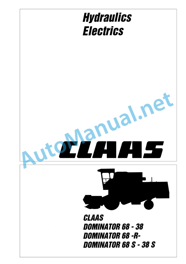 Claas Dominator 76 (084) Combines Technical System EN 2 Claas Dominator 76 (084) Combines Technical System EN - Image 2