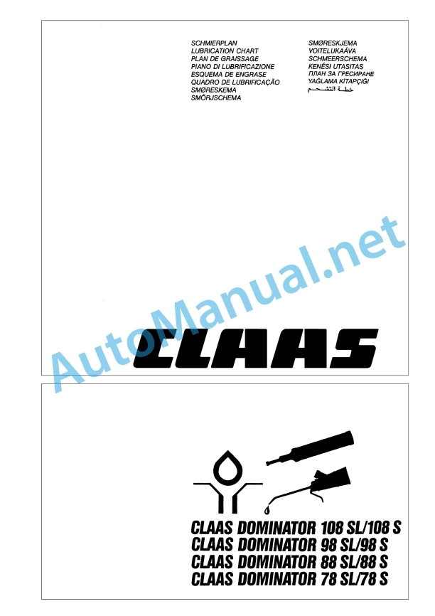 Claas Dominator 78 (091) Combines Operator Manual EN 2 Claas Dominator 78 (091) Combines Operator Manual EN - Image 2