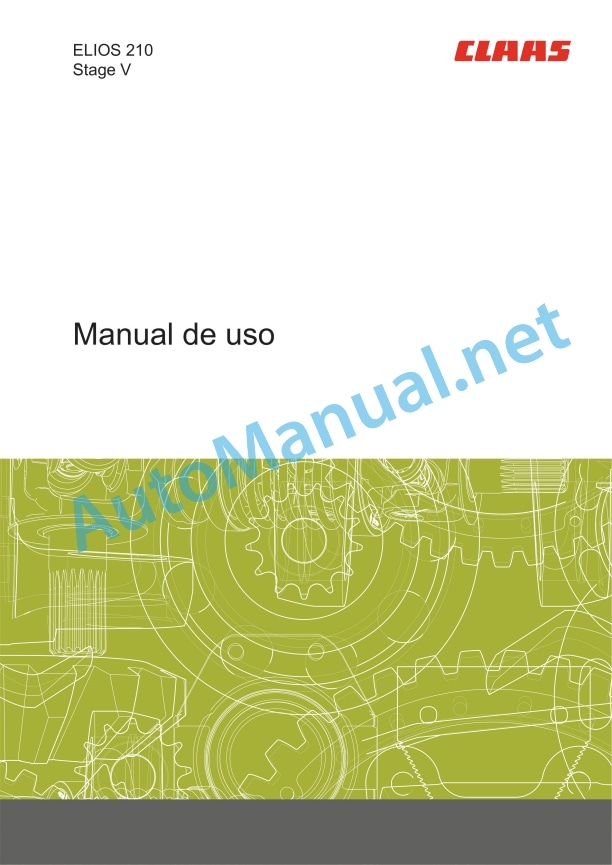 Claas Elios 340-210 Stage V (A68) Tractors Operator Manual ES 2 Claas Elios 340-210 Stage V (A68) Tractors Operator Manual ES - Image 2