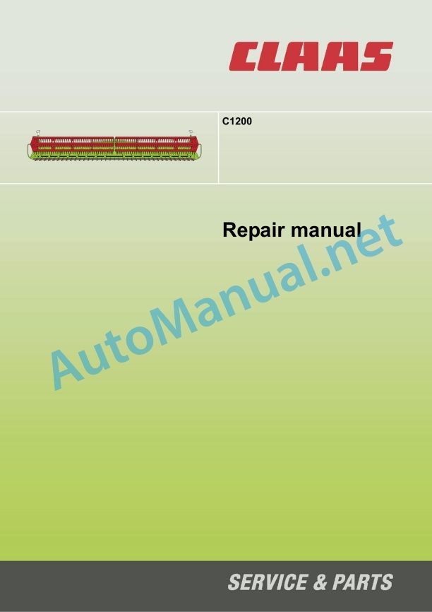 Claas F1200 C1200 Soja Getreide Lexion (442) Combines Repair Manual EN 2 Claas F1200 C1200 Soja Getreide Lexion (442) Combines Repair Manual EN - Image 2