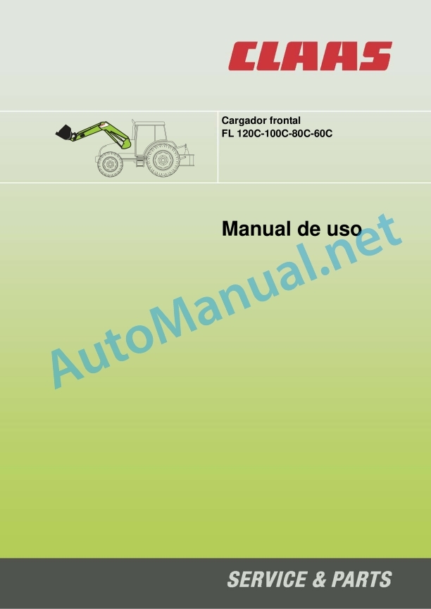 Claas Front Loader C (B92) Tractors Operator Manual ES 4 Claas Front Loader C (B92) Tractors Operator Manual ES - Image 4