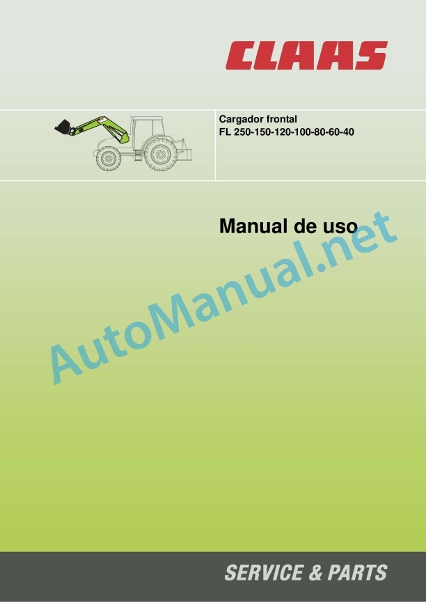 Claas Frontloader 250-40 (B91) Tractors Operator Manual ES 5 Claas Frontloader 250-40 (B91) Tractors Operator Manual ES - Image 5