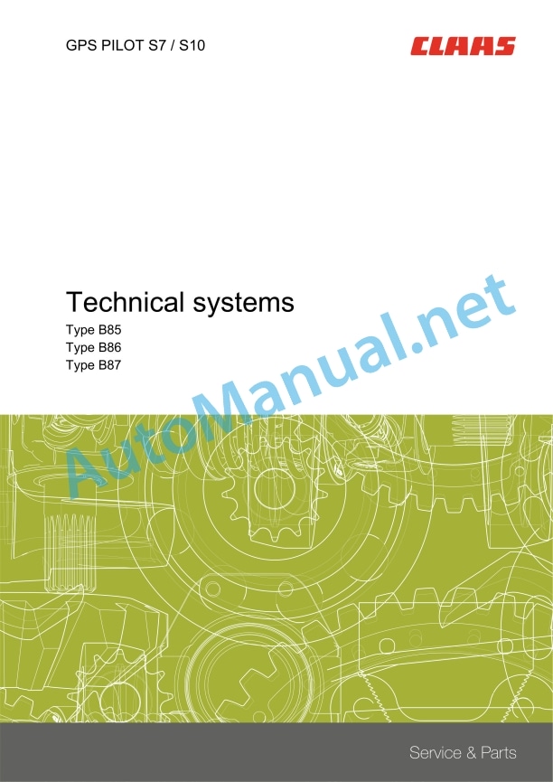 Claas Gps Pilot Flex (B87) Digital Solutions Technical System EN 3 Claas Gps Pilot Flex (B87) Digital Solutions Technical System EN - Image 3