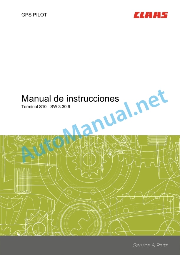 Claas Gps Pilot - Hydraulic (B85) Digital Solutions Operator Manual ES 6 Claas Gps Pilot - Hydraulic (B85) Digital Solutions Operator Manual ES - Image 6