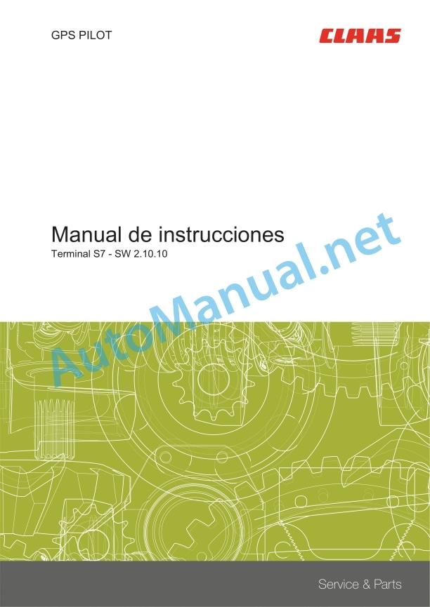 Claas Gps Pilot - Hydraulic (B85) Digital Solutions Operator Manual ES 9 Claas Gps Pilot - Hydraulic (B85) Digital Solutions Operator Manual ES - Image 9