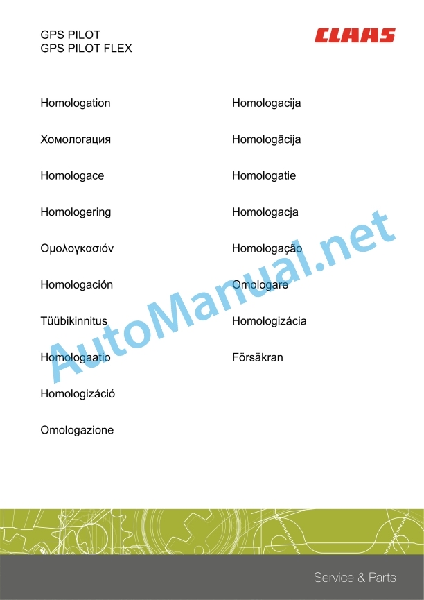 Claas Gps Pilot S3 Terminal (B82) Digital Solutions Operator Manual EN 12 Claas Gps Pilot S3 Terminal (B82) Digital Solutions Operator Manual EN - Image 12