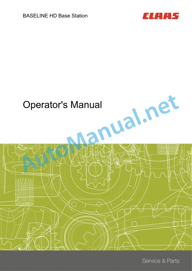Claas Gps Pilot S3 Terminal (B82) Digital Solutions Operator Manual EN 2 Claas Gps Pilot S3 Terminal (B82) Digital Solutions Operator Manual EN - Image 2