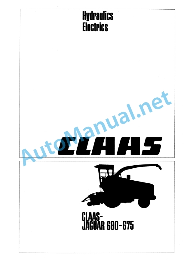 Claas Jaguar 685 Sl (187) Forage Harvesters Technical System EN 2 Claas Jaguar 685 Sl (187) Forage Harvesters Technical System EN - Image 2