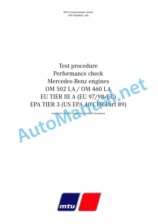 Claas Jaguar 820 (487) Forage Harvesters Repair Manual EN 5 Claas Jaguar 820 (487) Forage Harvesters Repair Manual EN - Image 5