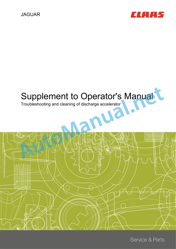 Claas Jaguar 840 (488) Forage Harvesters Operator Manual EN 5 Claas Jaguar 840 (488) Forage Harvesters Operator Manual EN - Image 5