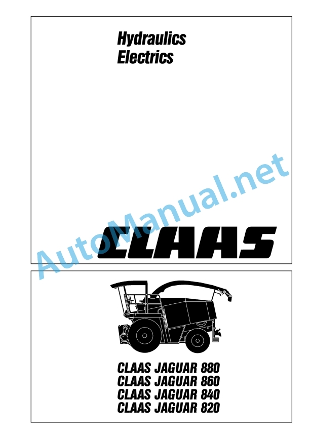 Claas Jaguar 860 (489) Forage Harvesters Technical System EN 2 Claas Jaguar 860 (489) Forage Harvesters Technical System EN - Image 2