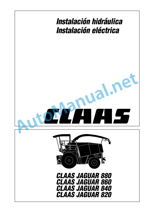 Claas Jaguar 880 860 840 820 (491) Forage Harvesters Technical System ES 2 Claas Jaguar 880 860 840 820 (491) Forage Harvesters Technical System ES - Image 2