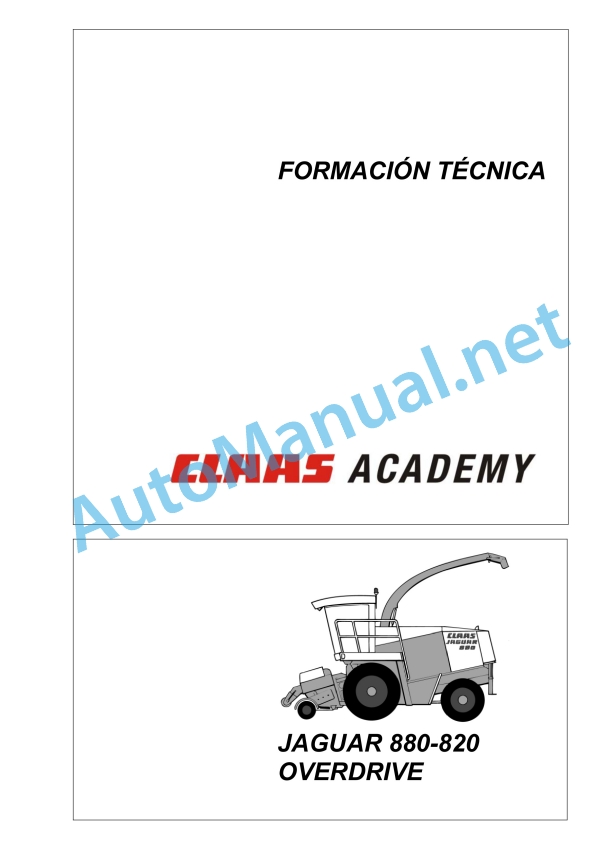 Claas Jaguar 880 860 840 820 (491) Forage Harvesters Technical System ES 4 Claas Jaguar 880 860 840 820 (491) Forage Harvesters Technical System ES - Image 4