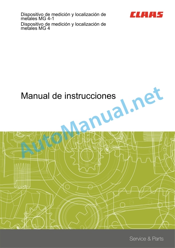 Claas Jaguar 900-830 (492) Forage Harvesters Operator Manual ES 10 Claas Jaguar 900-830 (492) Forage Harvesters Operator Manual ES - Image 10