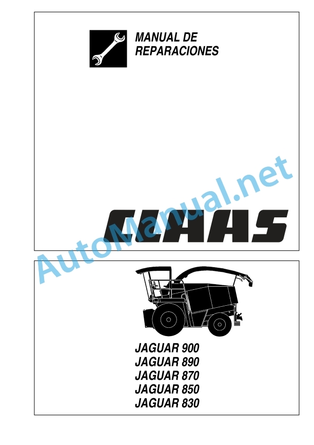 Claas Jaguar 900-830 (492) Forage Harvesters Repair Manual ES 5 Claas Jaguar 900-830 (492) Forage Harvesters Repair Manual ES - Image 5
