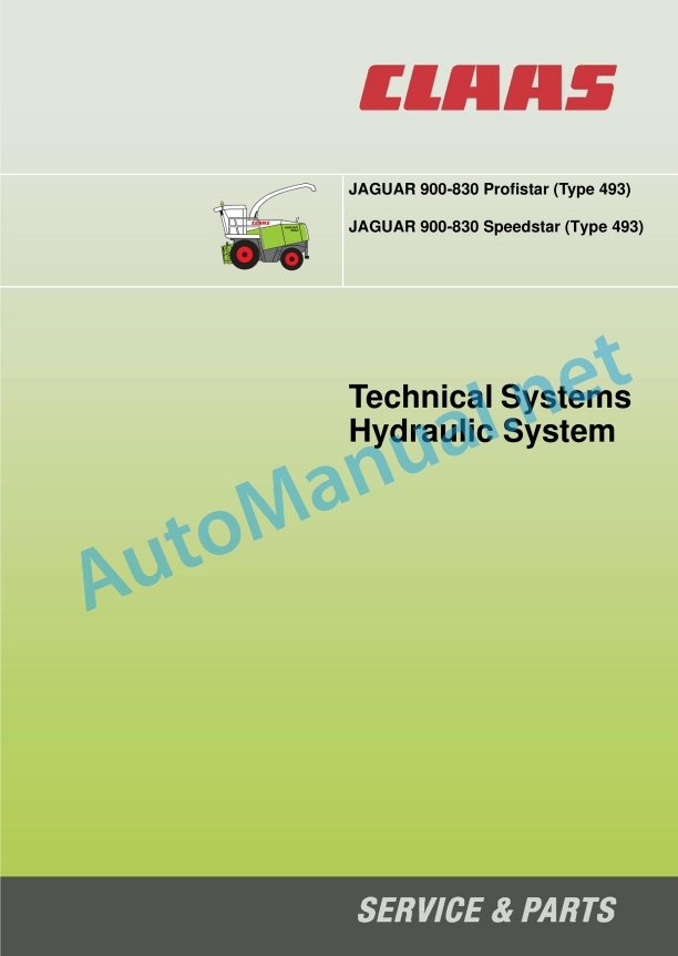 Claas Jaguar 900-830 (493) Forage Harvesters Technical System EN 4 Claas Jaguar 900-830 (493) Forage Harvesters Technical System EN - Image 4