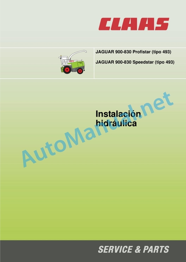 Claas Jaguar 900-830 (493) Forage Harvesters Technical System ES 4 Claas Jaguar 900-830 (493) Forage Harvesters Technical System ES - Image 4