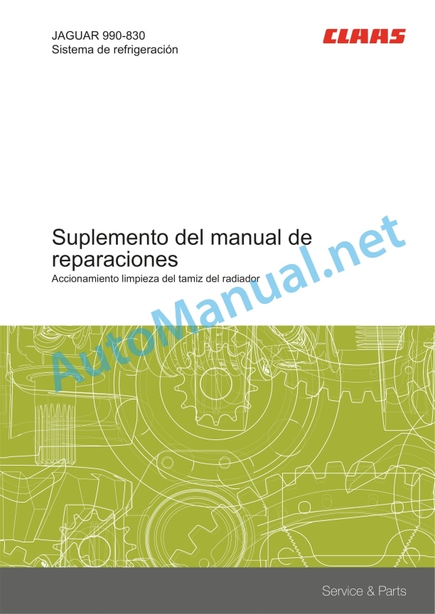 Claas Jaguar 990-930 (502) Forage Harvesters Repair Manual ES 6 Claas Jaguar 990-930 (502) Forage Harvesters Repair Manual ES - Image 6