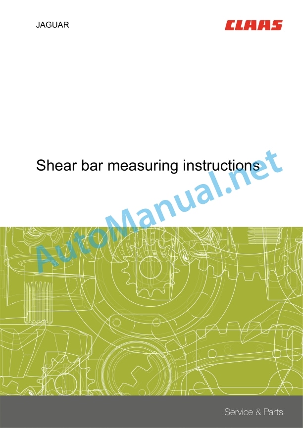 Claas Jaguar 990 960 Terra Trac (499) Forage Harvesters Repair Manual EN 2 Claas Jaguar 990 960 Terra Trac (499) Forage Harvesters Repair Manual EN - Image 2