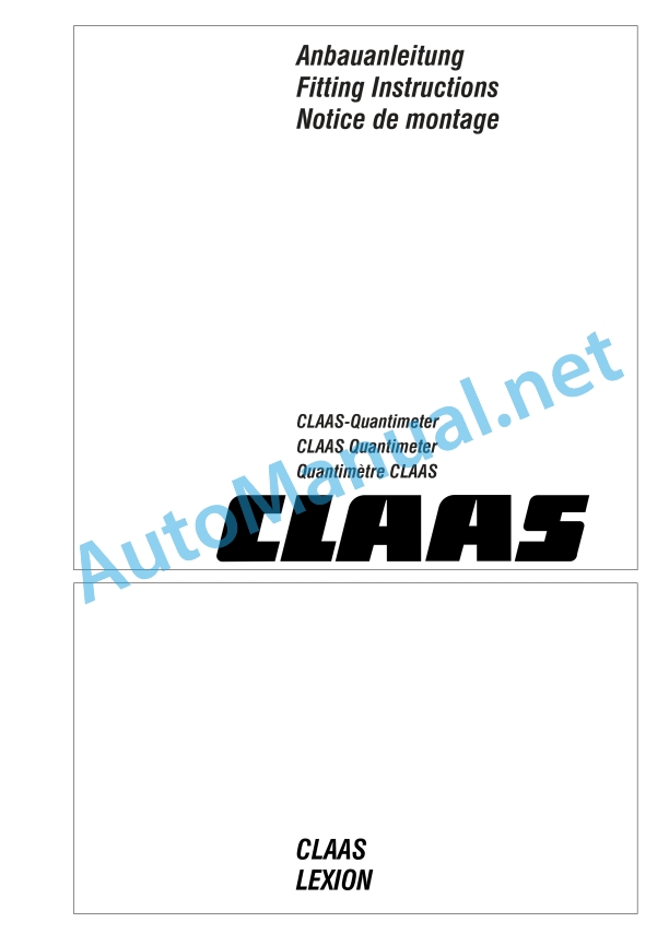 Claas Lexion 430 420 415 (453) Combines Operator Manual EN 5 Claas Lexion 430 420 415 (453) Combines Operator Manual EN - Image 5