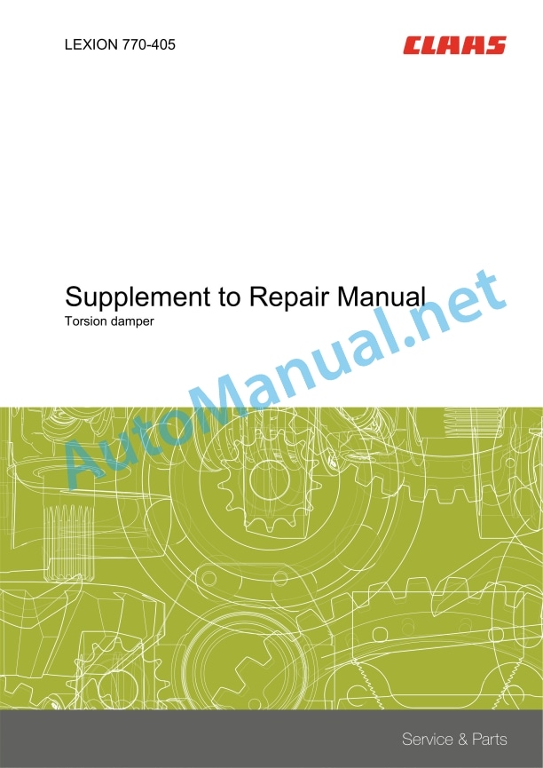 Claas Lexion 460-440 (544) Combines Repair Manual EN 2 Claas Lexion 460-440 (544) Combines Repair Manual EN - Image 2