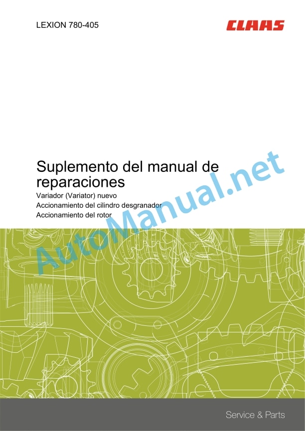 Claas Lexion 460-440 (544) Combines Repair Manual ES 3 Claas Lexion 460-440 (544) Combines Repair Manual ES - Image 3