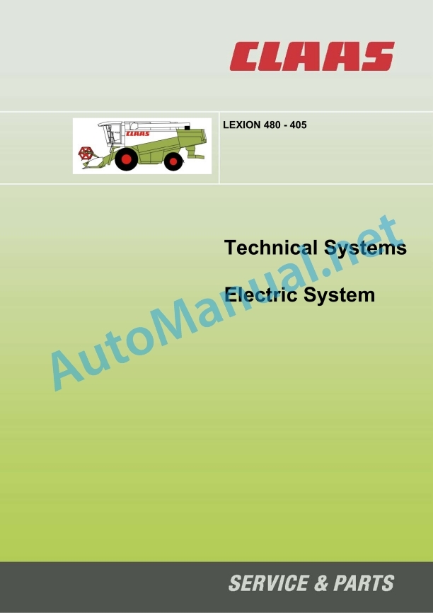 Claas Lexion 460-440 (544) Combines Technical System EN 3 Claas Lexion 460-440 (544) Combines Technical System EN - Image 3