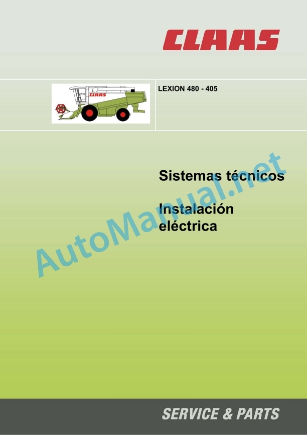 Claas Lexion 460-440 (544) Combines Technical System ES 3 Claas Lexion 460-440 (544) Combines Technical System ES - Image 3