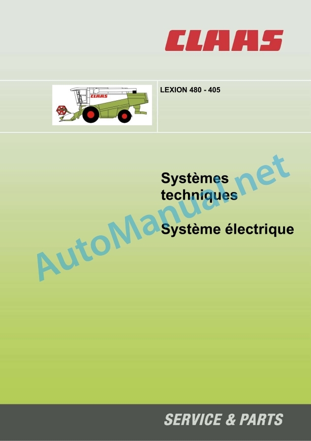 Claas Lexion 460 Terra-Trac (547) Combines Technical System FR 3 Claas Lexion 460 Terra-Trac (547) Combines Technical System FR - Image 3