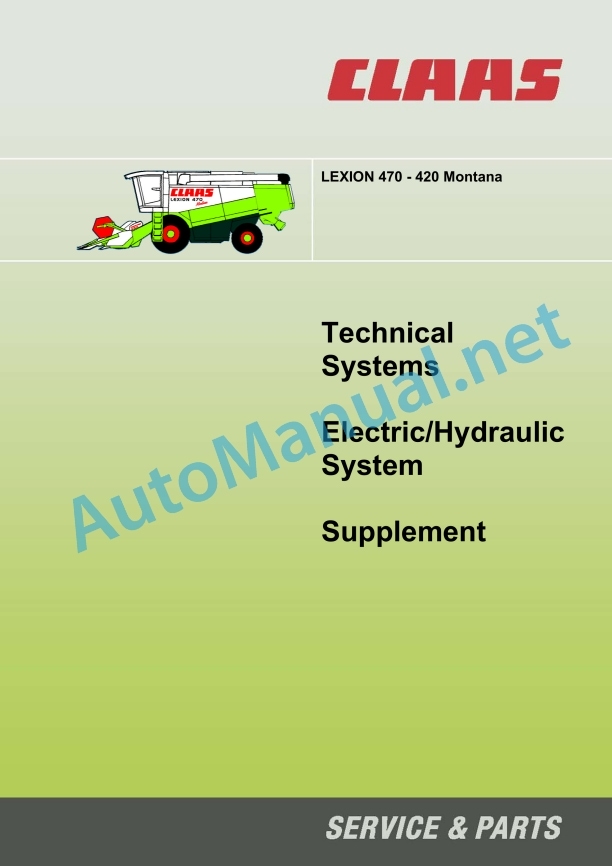Claas Lexion 470 Montana (541) Combines Technical System EN 4 Claas Lexion 470 Montana (541) Combines Technical System EN - Image 4