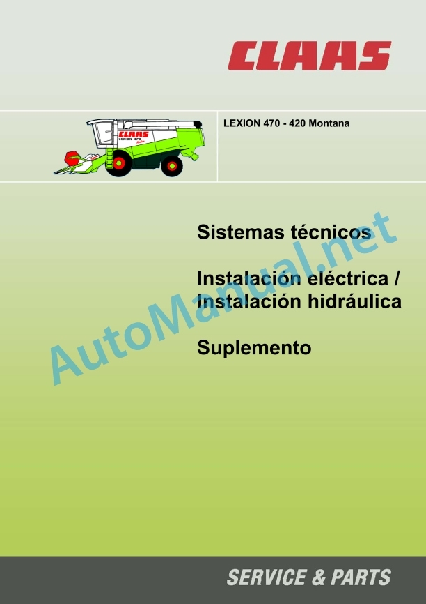 Claas Lexion 470 Montana (541) Combines Technical System ES 4 Claas Lexion 470 Montana (541) Combines Technical System ES - Image 4