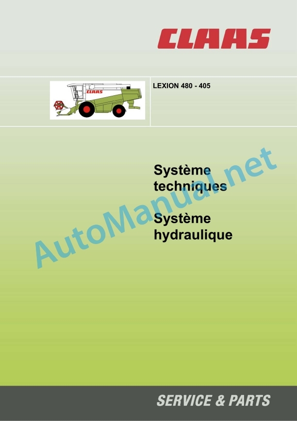 Claas Lexion 470 Montana (541) Combines Technical System FR 2 Claas Lexion 470 Montana (541) Combines Technical System FR - Image 2