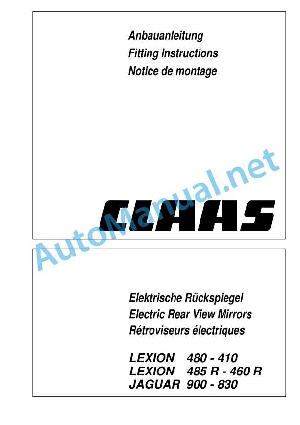 Claas Lexion 480 (466) Combines Assembly Instruction EN 25 Claas Lexion 480 (466) Combines Assembly Instruction EN - Image 25