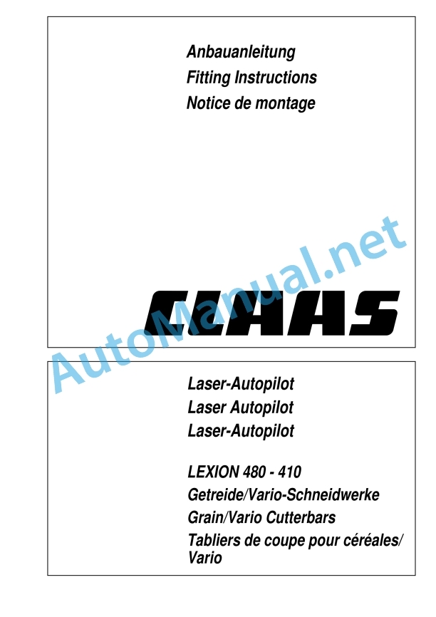 Claas Lexion 480 (466) Combines Assembly Instruction EN 32 Claas Lexion 480 (466) Combines Assembly Instruction EN - Image 32