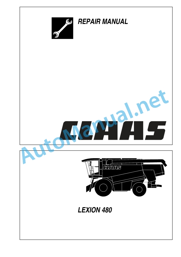 Claas Lexion 480 Cat (566) Combines Repair Manual EN 2 Claas Lexion 480 Cat (566) Combines Repair Manual EN - Image 2